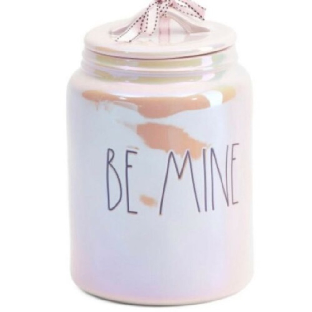 Rae Dunn Iridescent Be Mine Valentines Canister